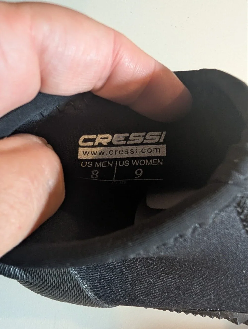 Cressi Ibiza 3MM Black Men's/8 Woman's/9 Neoprene Water Diving Shirt Boots